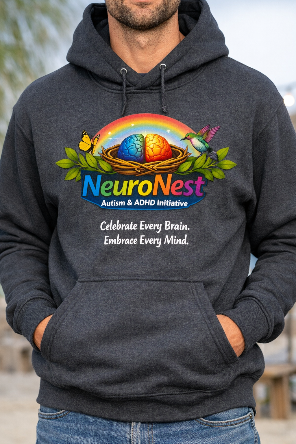 Unisex hoodie mockup